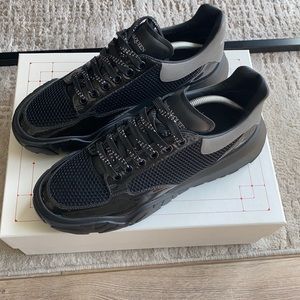 Alexander McQueen Mesh Court Sneakers. Unworn
